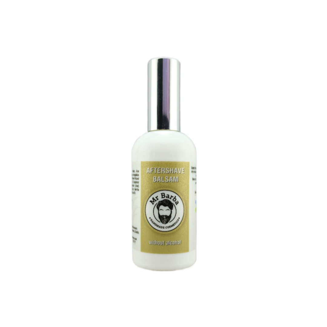 Aftershave-Balsam-Without-Alcohol-λευκό Aftershave Balsam without alcohol - Mr Barba - Image 1