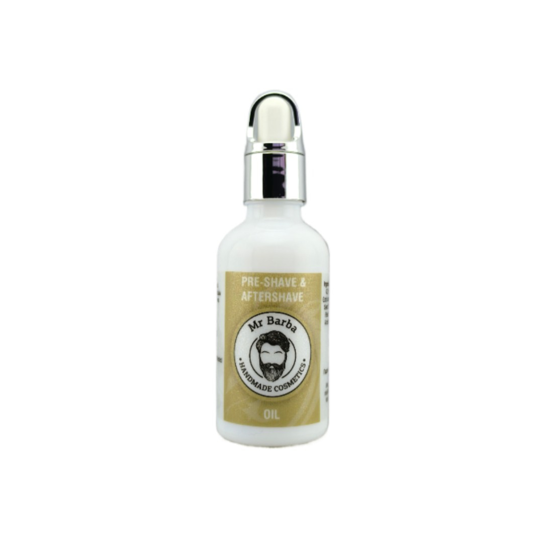 Pre-Shave-και-Aftershave-Oil-λευκό Pre-Shave και Aftershave Oil I 2in1 - Image 1
