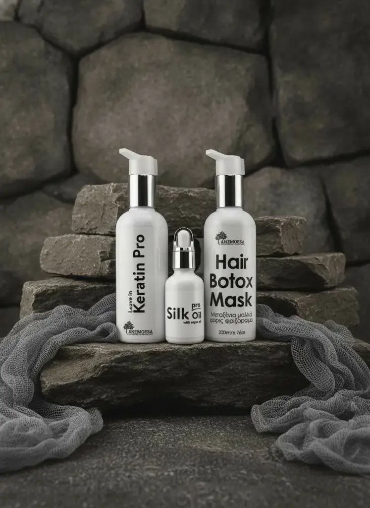Hair Repair Pro Set με Hair Botox Leave in Keratin Pro και Silk Oil Pro